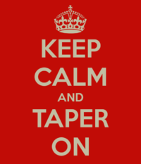 Tapering advice