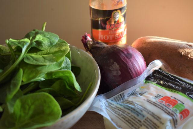 Ingredients Baked sweet potato