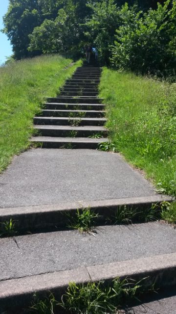 Stair running in Greenwich Park