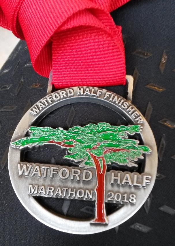 Watford Half medal