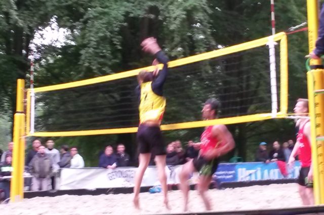 Beach volleyball in Brussels