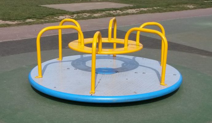 Empty children's playground