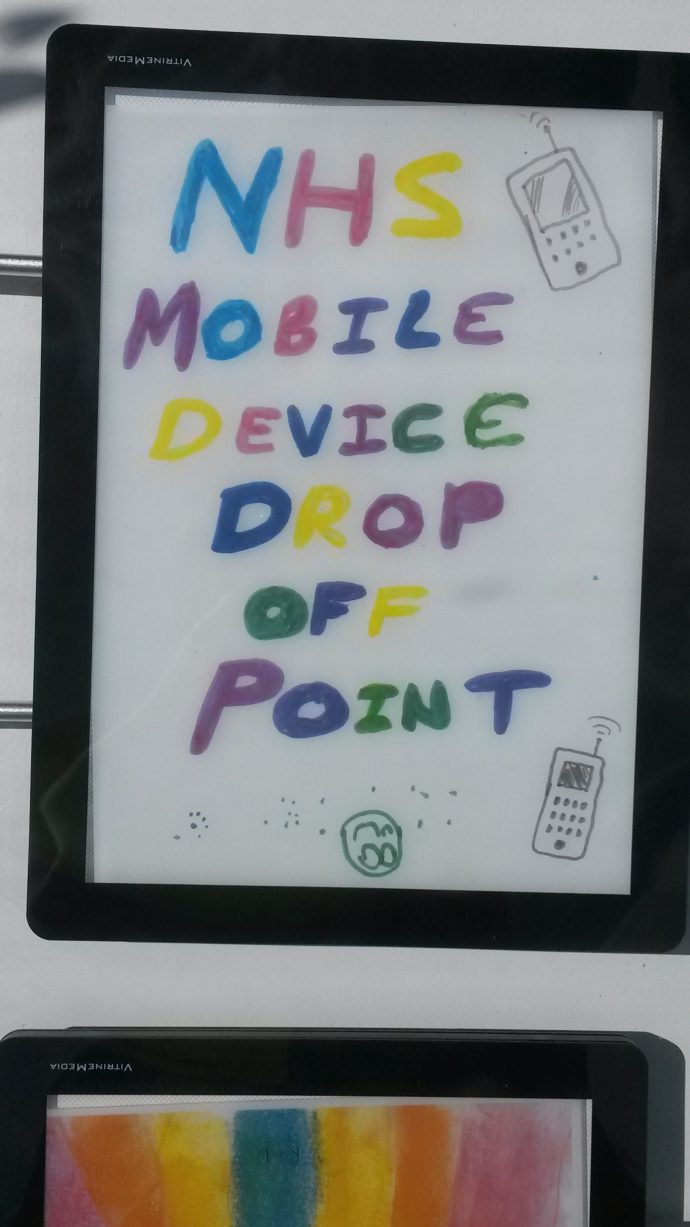 Day 92 of lockdown - image for a mobile drop off point